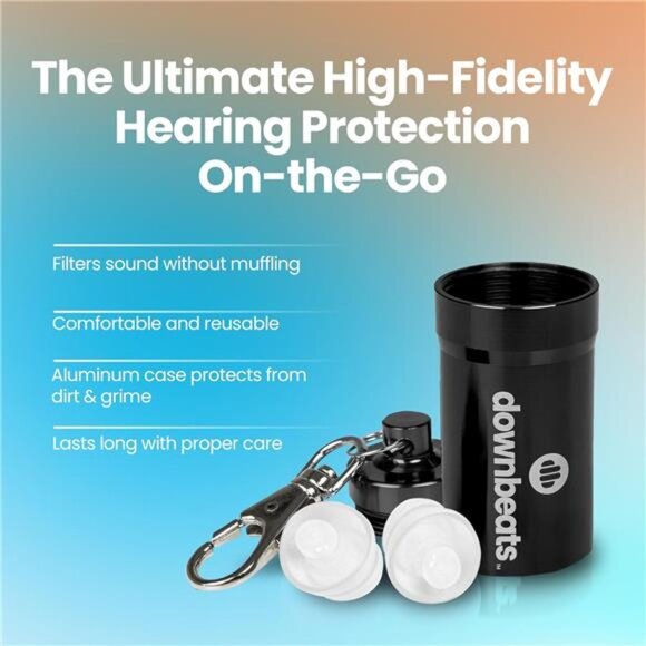 High Fidelity Ear Plugs for Hearing Protection - Discreet, Clear Ear Plugs - Picture 3 of 7